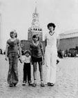 1978 год. Москва. Дима Маликов и Володя Пресняков на Красной площади