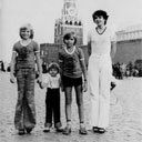 Дима Маликов и Володя Пресняков на Красной площади. 1978 год