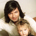 Дмитрий Маликов с дочерью Стефанией. 2002 год