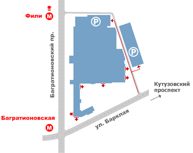 Карта для проезда к 